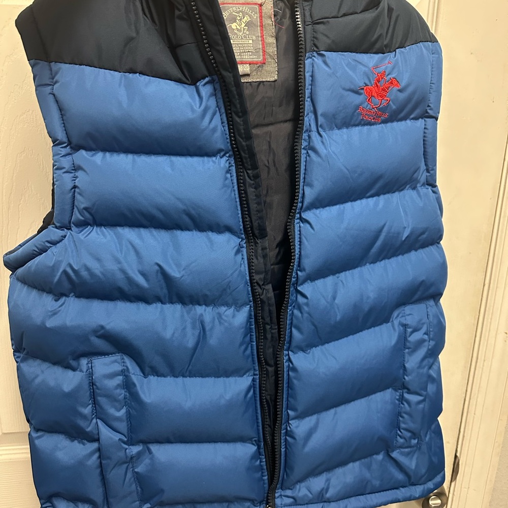 Beverly Hills Polo club Blue and Black Kids Vest